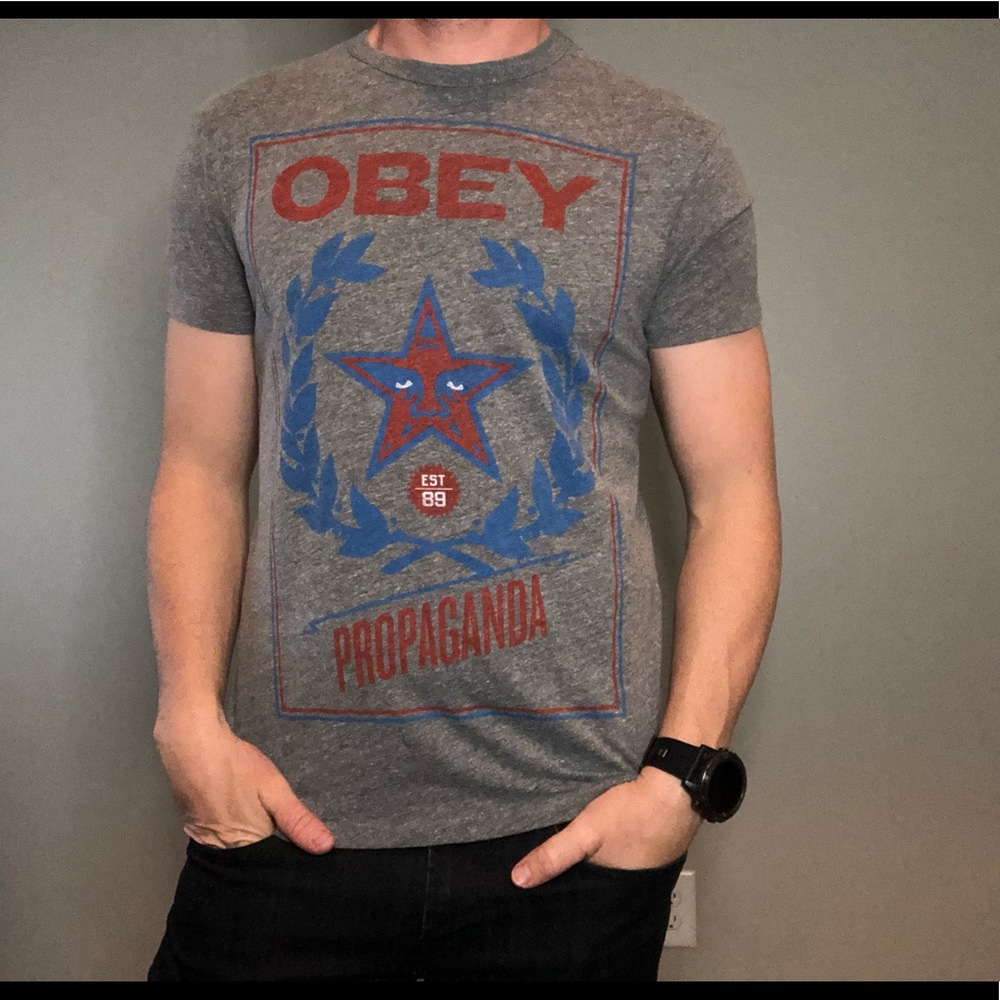 Gray Obey T-shirt